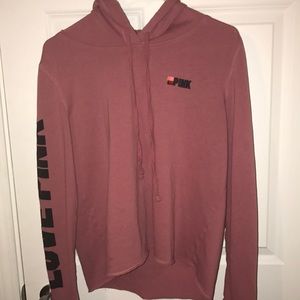 Pink hoodie